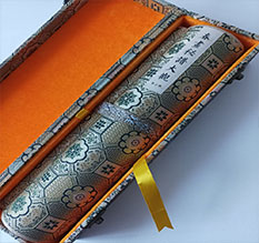 积石山书画装裱案例